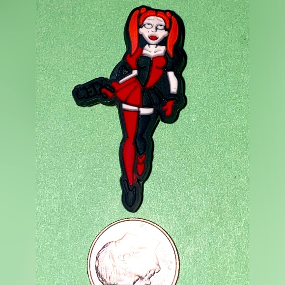 (10 for $15) Harley Quinn Joker Batman Croc Shoe Charms - Picture 1 of 1